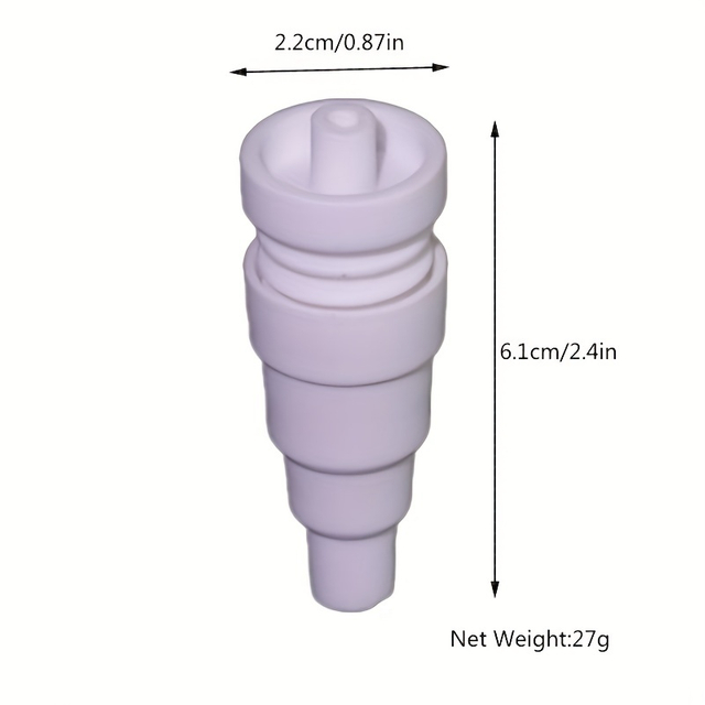 6 In 1 High Temperature Resistance 10 And 14 And 19 Male Female Universal Creamic Nail For Standard Mouth Glass Joint