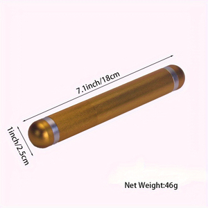 Round Head Tall 7 Inches 2 Parts Mixed Color Knurled Aluminum Cigar Humidor Cases