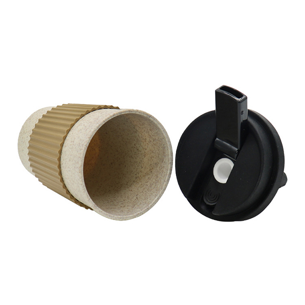 Tall 5.5 Inches Biodegradable Plastic Coffee Cup Shaped Silicone Water Pipes