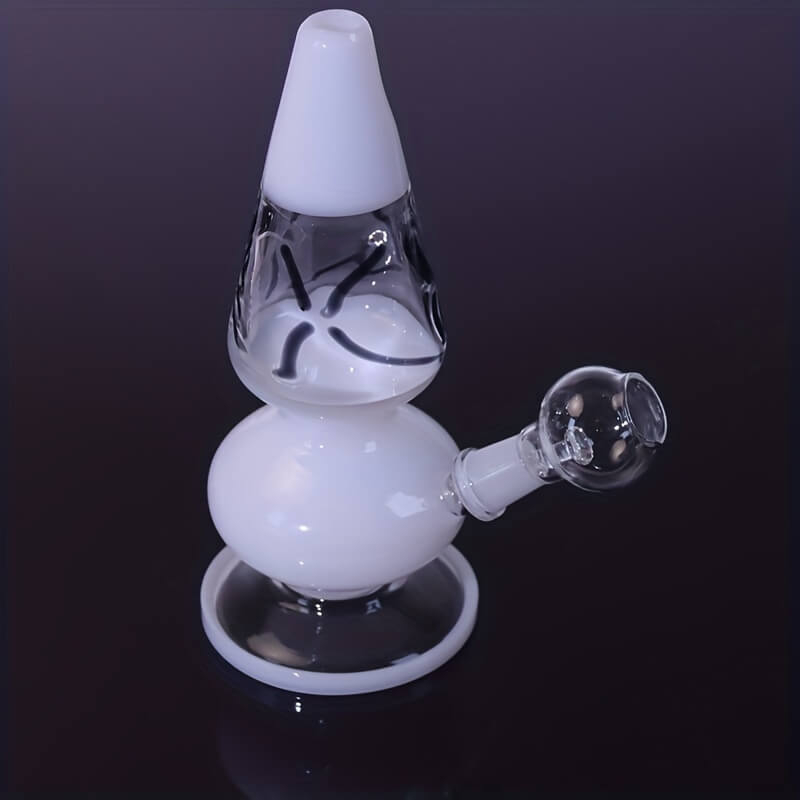 7.87 Inches Tall Pagoda Shaped Smoking Glass Rig for Wax