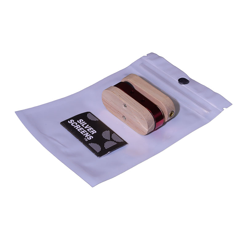 3 Layers Innovation Design Solid Wooden And Aluminum Foldable Tobacco Monkey Pipes With Pipe Screen Pack