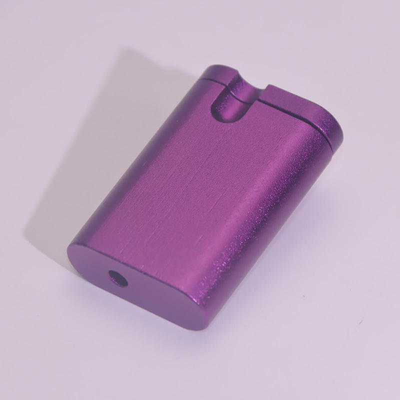 3 Inches Pull Type Universal Screw Top 2" cigarette Shaped Smoking Bat Matte Alumium CNC Dugouts