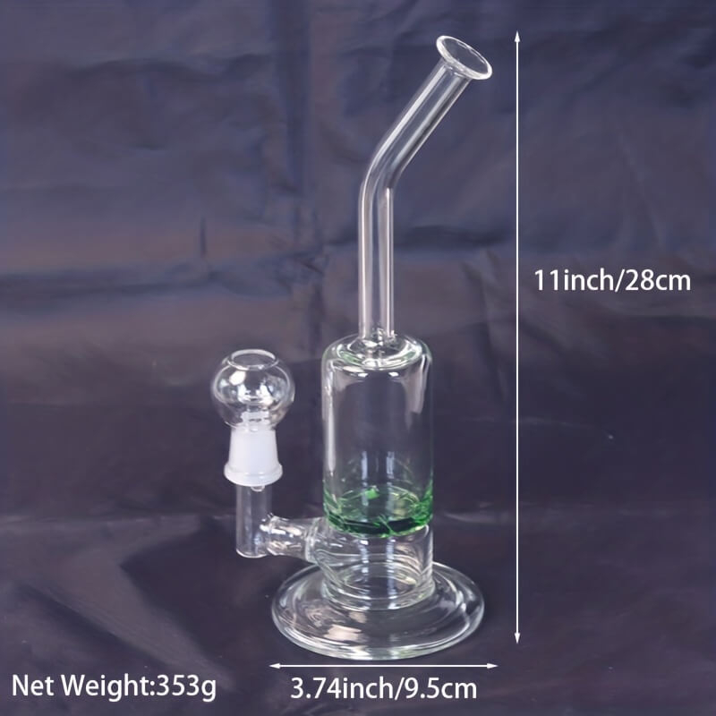 Tall 19.5" Multi-layer Filter Thickened Gear Shaped Base High Borosilicate Glass Bong with 19 Female Joint 5