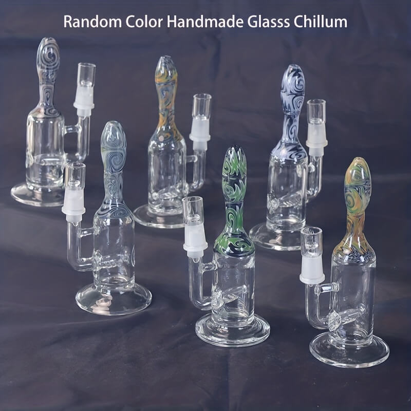 10# Small Recycle Glass Bongs With Perculator