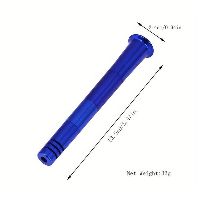 Multi Function Variable Length 19 Female Transfer 14 Female Joint Unbreakable 6 Cross Cutter Filtration Aluminum CNC Down Stem For Glass Bongs