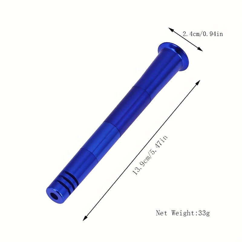 Multi Function Variable Length 19 Female Transfer 14 Female Joint Unbreakable 6 Cross Cutter Filtration Aluminum CNC Down Stem For Glass Bongs