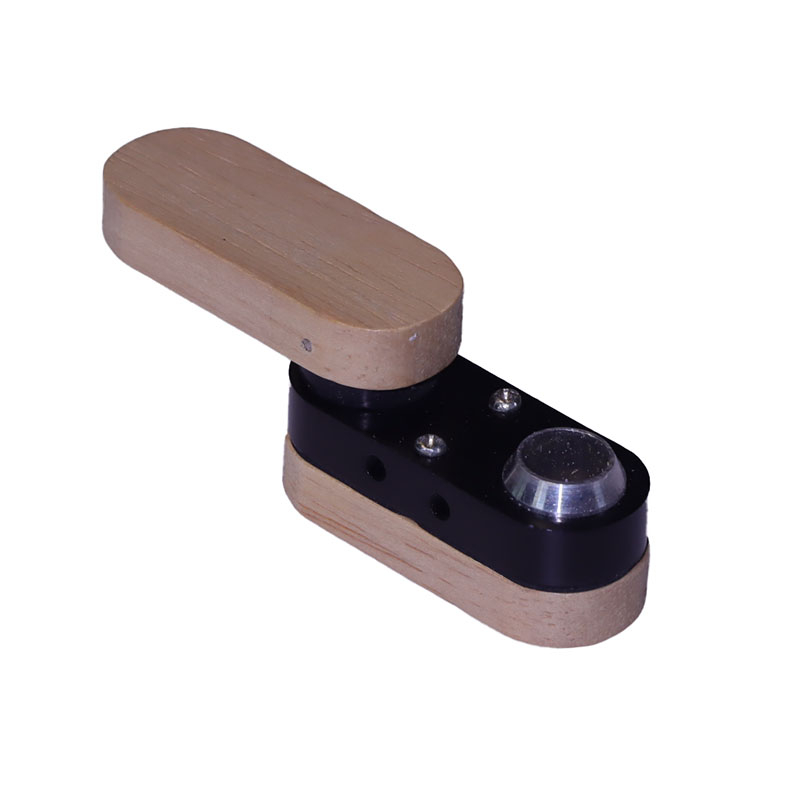 3 Layers Innovation Design Solid Wooden And Aluminum Foldable Tobacco Monkey Pipes With Pipe Screen Pack