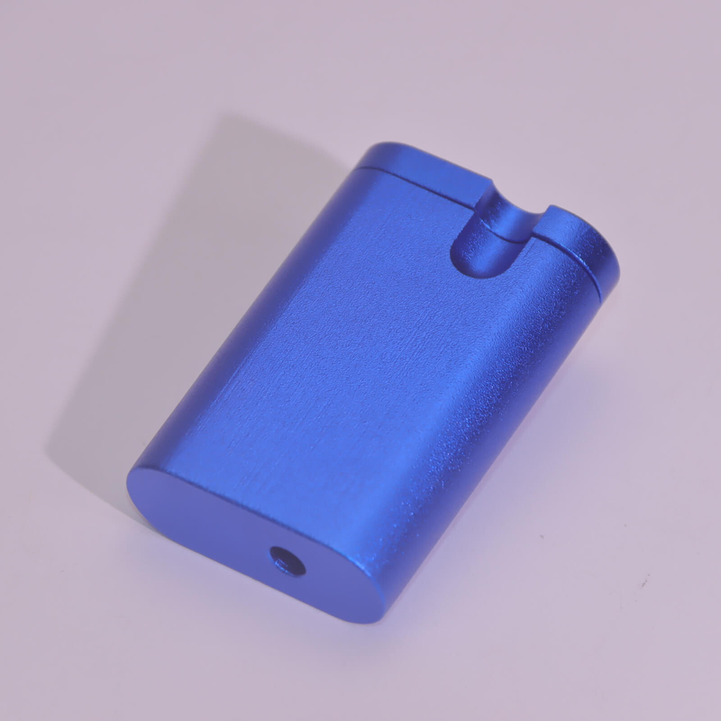 3 Inches Pull Type Universal Screw Top 2" cigarette Shaped Smoking Bat Matte Alumium CNC Dugouts
