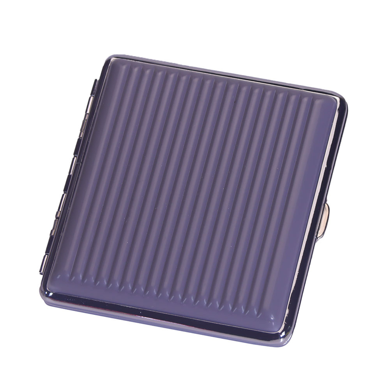 Push Open Lid Double Sided Metal Clip Metal Frame Corrugated Plastic Sheets 20 Cigarette Case