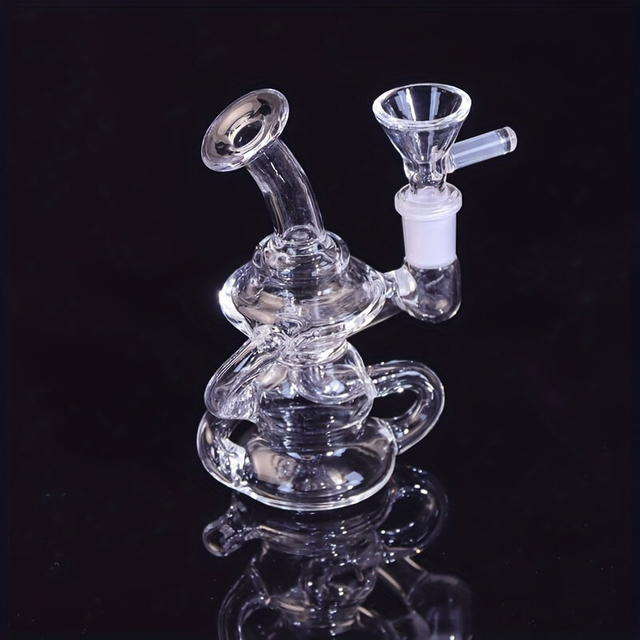 Tall 4.33" Thickened High Borosilicate Glass Recycle Rigs with 10# Standard Joint