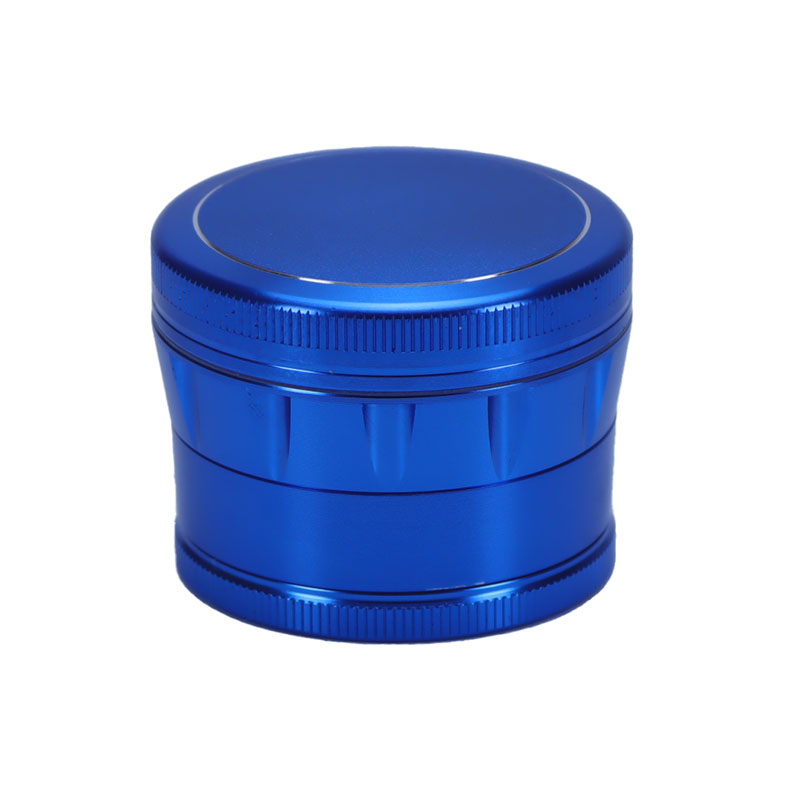 2.5 Inch Strong Magnetic Solid Cover Cone Shaped Vertical Knurling Strong Teeth 4 Parts Spice Aluminum CNC Grinders