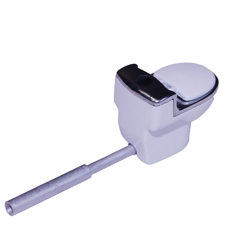 White Toilet Shaped Flip Top Removable Metal Tobacco Pipes With Pipe Screen And Poker