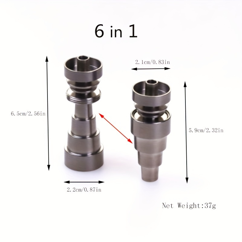 Classic Innovation 6 In 1 High Temperature Resistance Easily Thermal Conducting Healthy Universal Titanium Nail