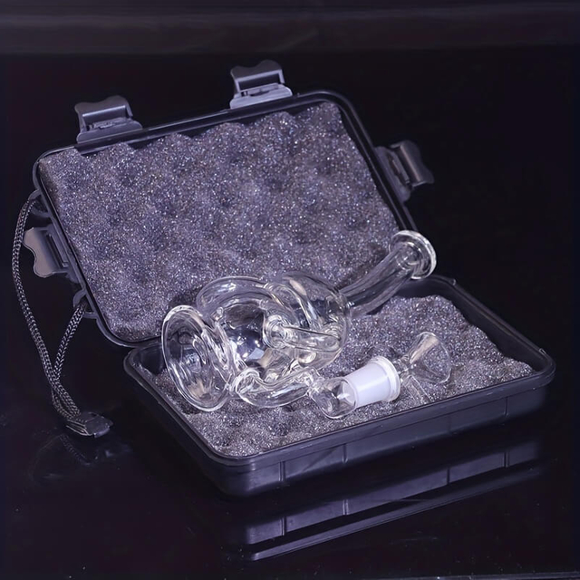 10# Small Recycle Glass Bongs With Perculator