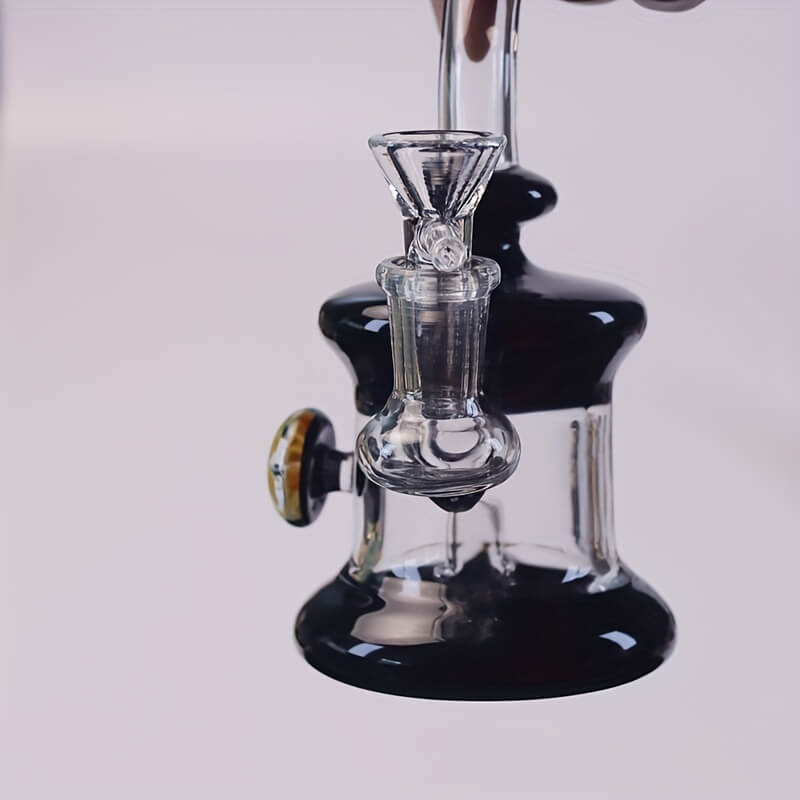 Tall 19.5" Multi-layer Filter Thickened Gear Shaped Base High Borosilicate Glass Bong with 19 Female Joint 7