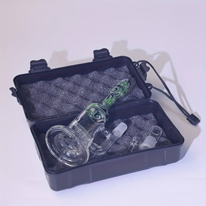 10# Small Recycle Glass Bongs With Perculator