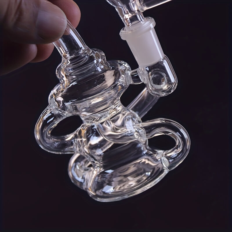 Classic Mini Recycle Glass Water Pipe
