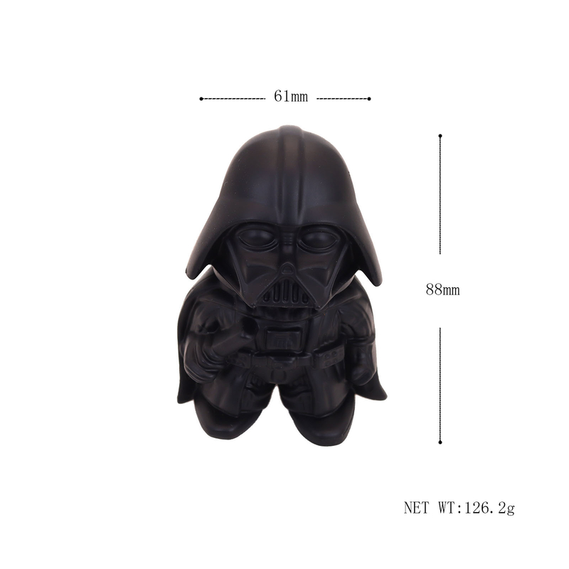 Tall 3.5 Inches 3 Parts Marvel Star War Black Knight Shaped Herb Grinder