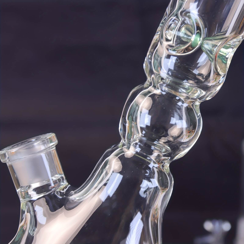 Tall 19.5" Multi-layer Filter Thickened Gear Shaped Base High Borosilicate Glass Bong with 19 Female Joint 6