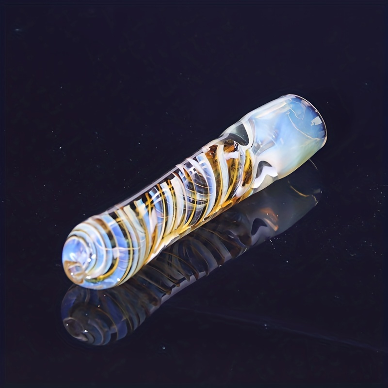 Outdoor Anti Shock and Anti Drop Plastic Box 3.6 Inches Inside Pyrex Glass Smoking Chillum