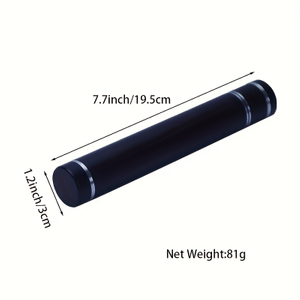 Round Head Tall 7 inches 2 Parts Mixed Color Knurled Aluminum CNC Cigar Humidor Cases
