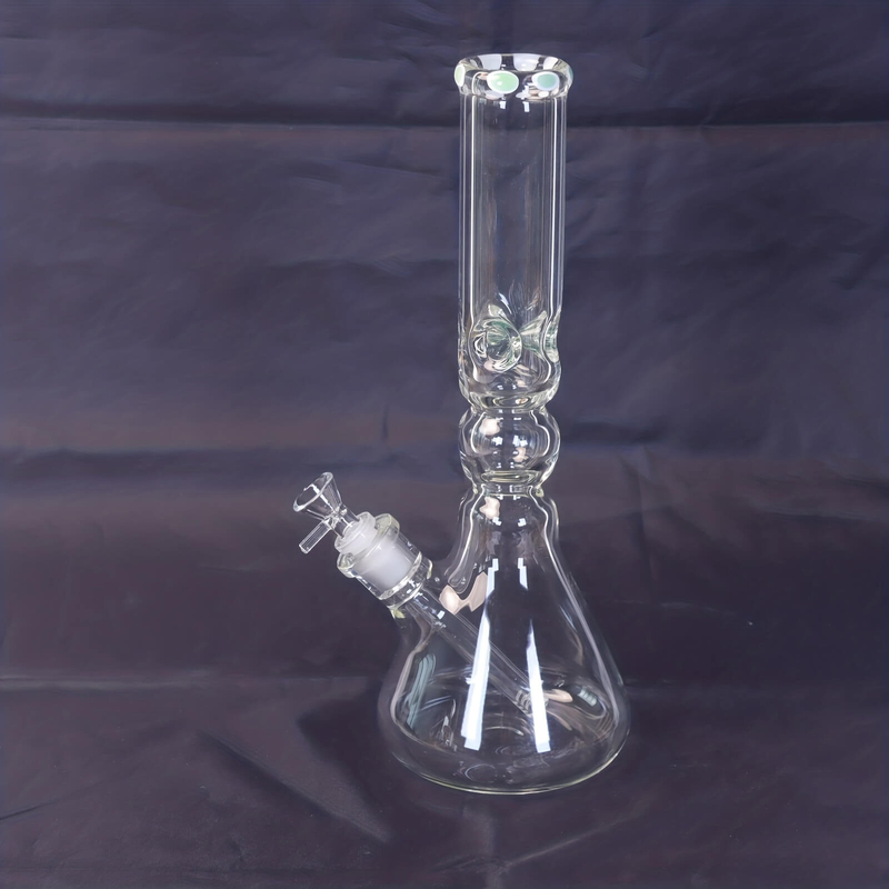Tall 19.5" Multi-layer Filter Thickened Gear Shaped Base High Borosilicate Glass Bong with 19 Female Joint 6