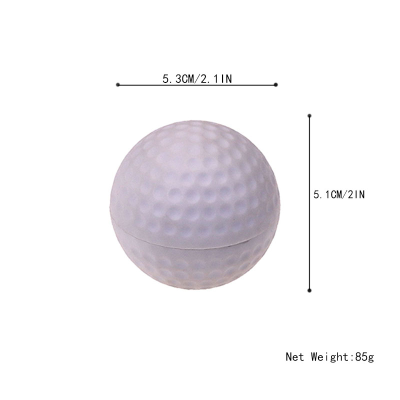 White Color 2.1 Inches 3 layers Square Teeth Golf Ball Shaped Herb Grinders
