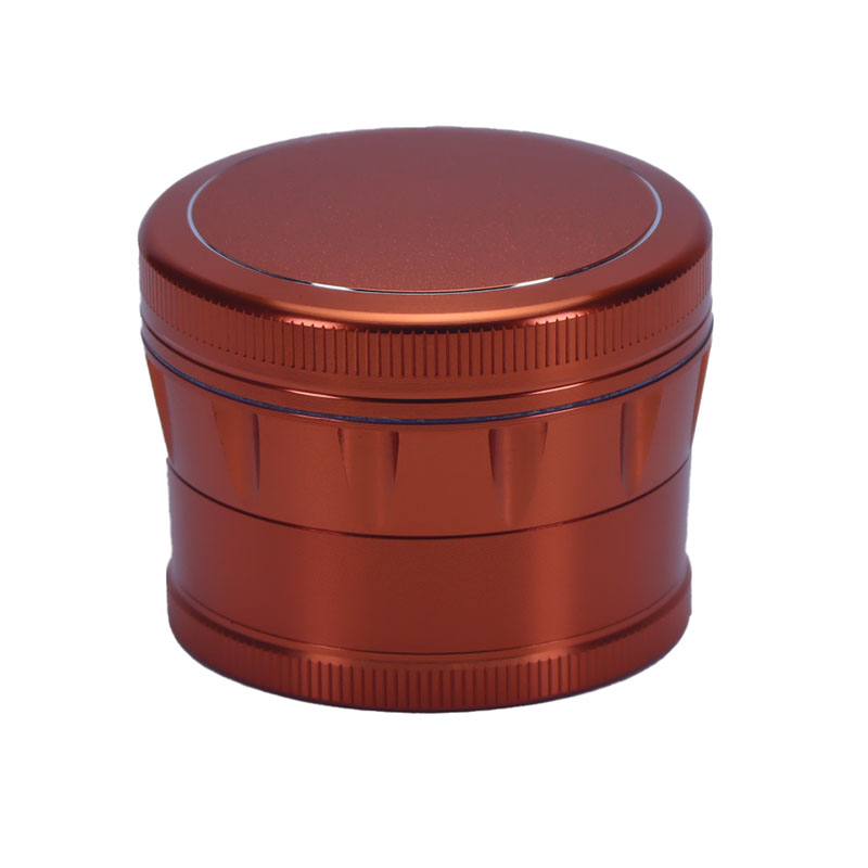 2.5 Inch Strong Magnetic Solid Cover Cone Shaped Vertical Knurling Strong Teeth 4 Parts Spice Aluminum CNC Grinders