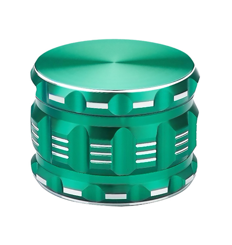 4 Parts 2.5 Inch Strong Magnetic Sloid Top Cover Voice Box Shaped Square Shaped Solid Teeth Aluminum CNC Pepper Grinders With Engraved Finishing