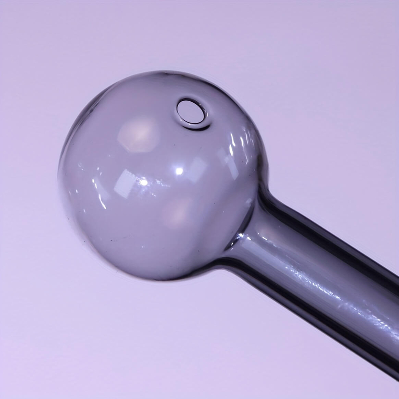 Colorful 4 Inches Spherical Pyrex Smoking Glass Oil Burners Outdoor Shock Proof And Drop Proof Portable Plastic Box 6 Color Length 