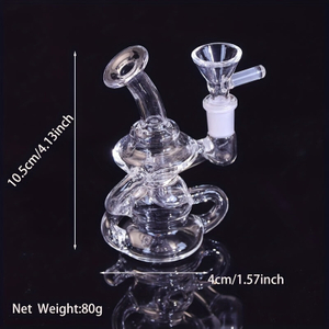 Classic Mini Recycle Glass Water Pipe