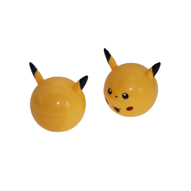 Tall 2.4" Cartoon Pokemon Pikachu Shaped 3 Parts Zinc Teeth Herb Grinder