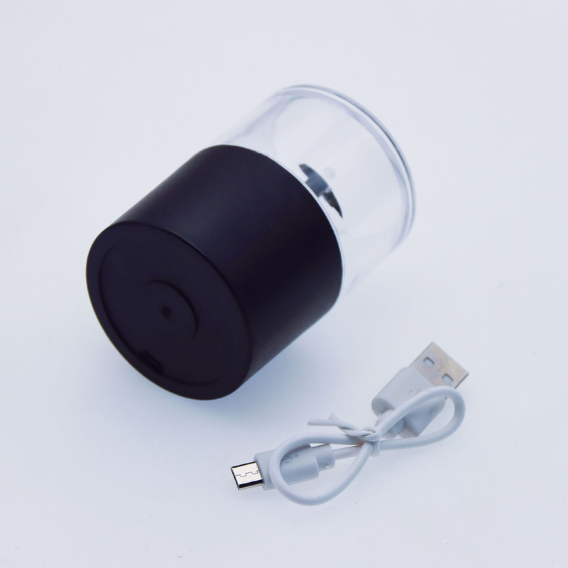 High Speed Rotating Motor 3 Heads Plastic Electric Rechargable Herb Grinders With Android Cable