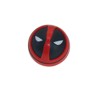Tall 2" Marvel Deadpool Shaped 3 Parts Magic Zinc Herb Grinders