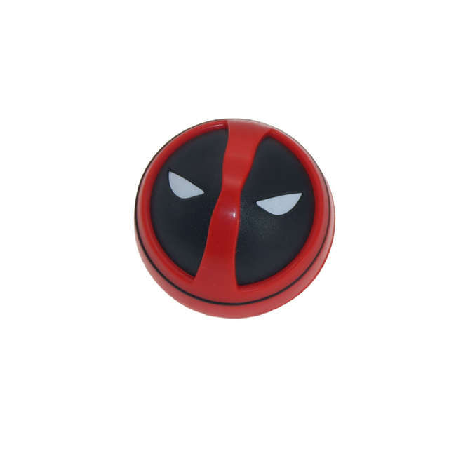 Tall 2" Marvel Deadpool Shaped 3 Parts Magic Zinc Herb Grinders