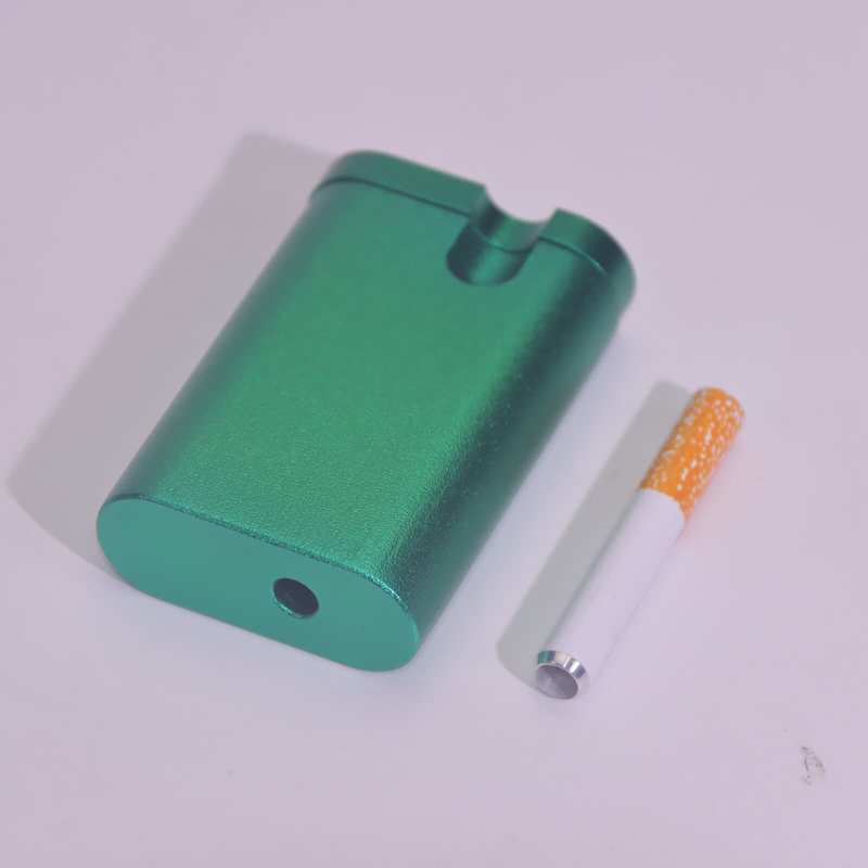 3 Inches Pull Type Universal Screw Top 2" cigarette Shaped Smoking Bat Matte Alumium CNC Dugouts