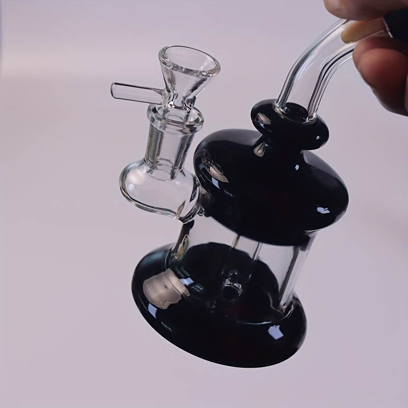 Tall 19.5" Multi-layer Filter Thickened Gear Shaped Base High Borosilicate Glass Bong with 19 Female Joint 7