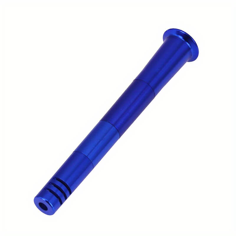 Multi Function Variable Length 19 Female Transfer 14 Female Joint Unbreakable 6 Cross Cutter Filtration Aluminum CNC Down Stem For Glass Bongs