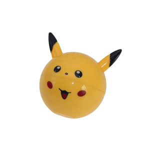 Tall 2.4" Cartoon Pokemon Pikachu Shaped 3 Parts Zinc Teeth Herb Grinder
