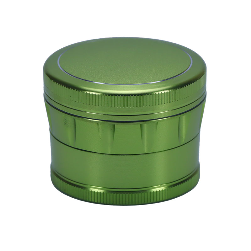 2.5 Inch Strong Magnetic Solid Cover Cone Shaped Vertical Knurling Strong Teeth 4 Parts Spice Aluminum CNC Grinders