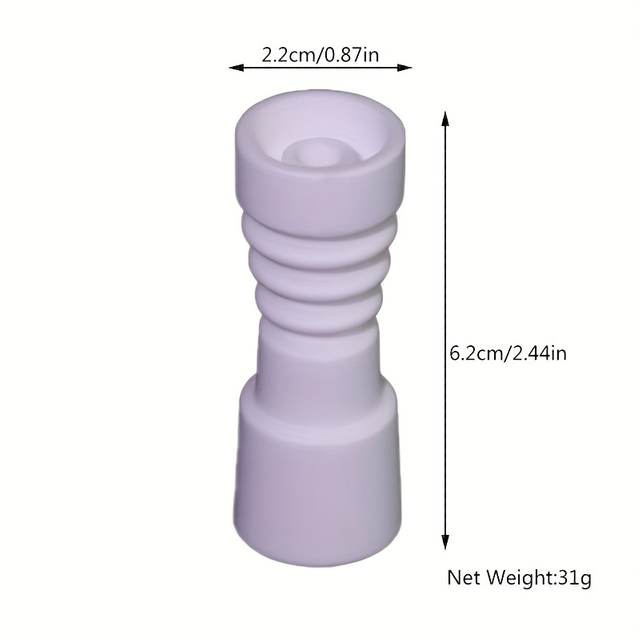 2 In 1 14 And 19 Female High Temperature Resistance Quartz Nails For 14 And 19 Female Glass Joint