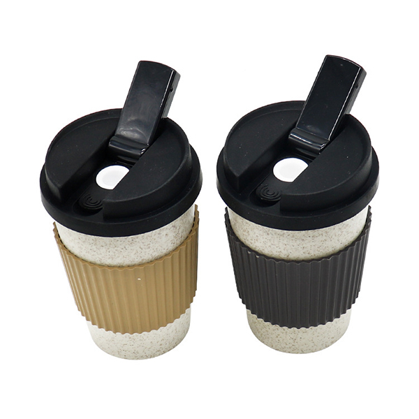 Tall 5.5 Inches Biodegradable Plastic Coffee Cup Shaped Silicone Water Pipes