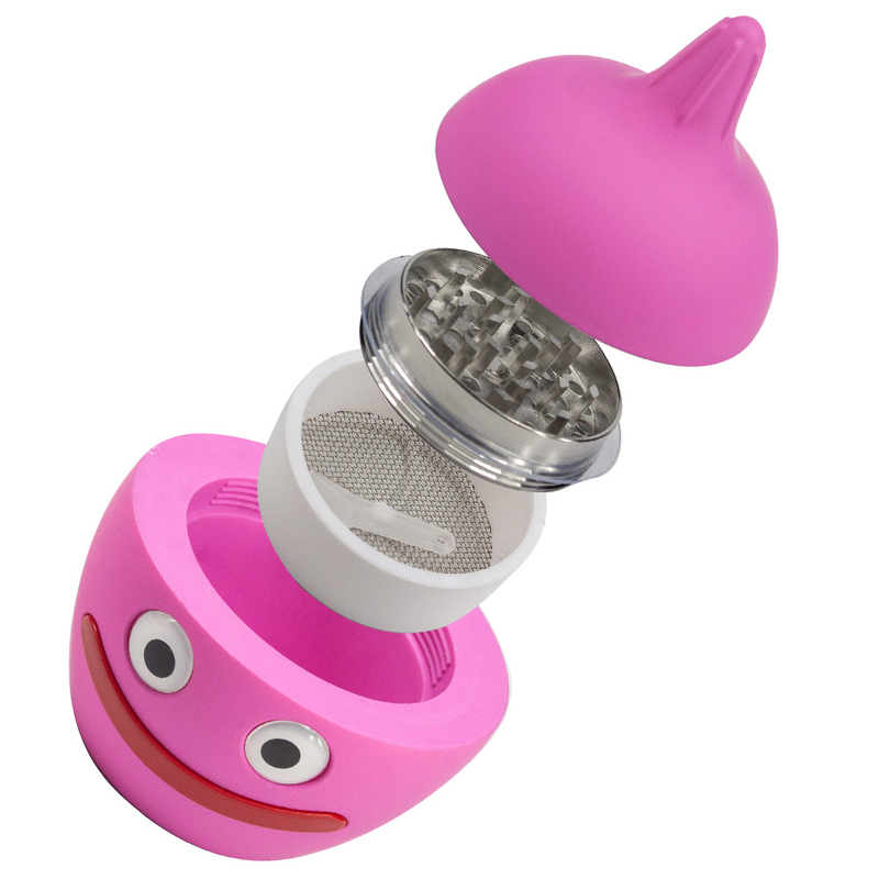 Funny Slime Shaped Herb Grinders;Slime Shaped Spice Grinders;Slime Shaped Weed Grinders