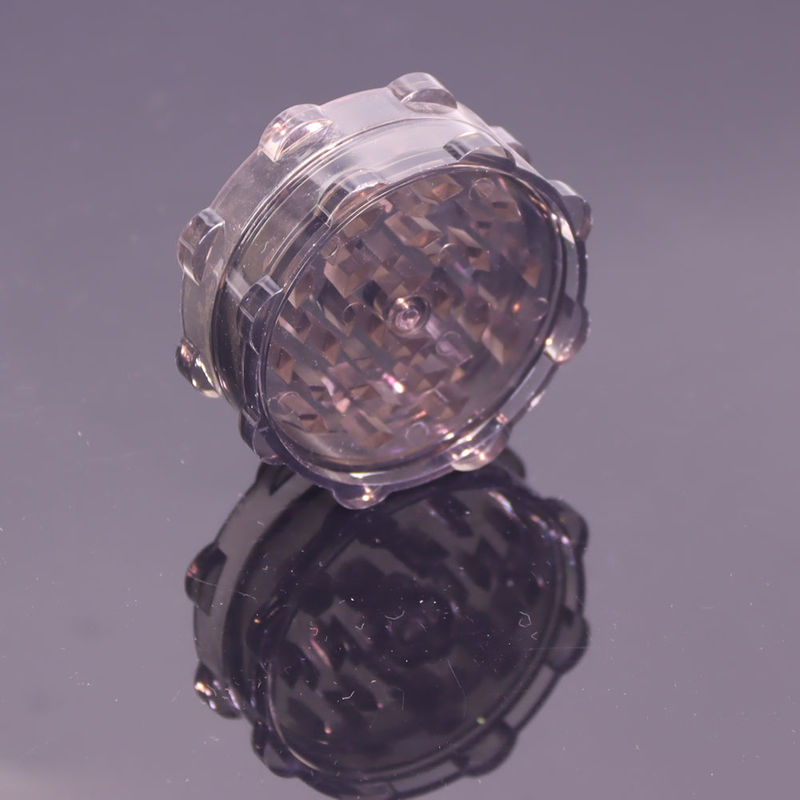 2.56" 2 Parts Plastic Lotus Shaped Weed Grinder 