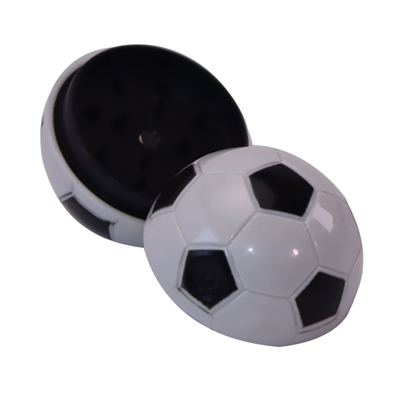 Novelty 2 Parts Magnetic Plastic Soccer Shaped Spice Grinder