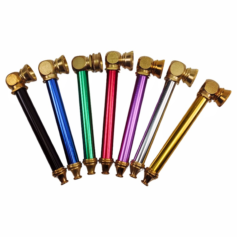Copper Tobacco Pipe;Brass Smoking Pipe;Colorful Brass Tobacco Metal Pipes；Smoking Kit