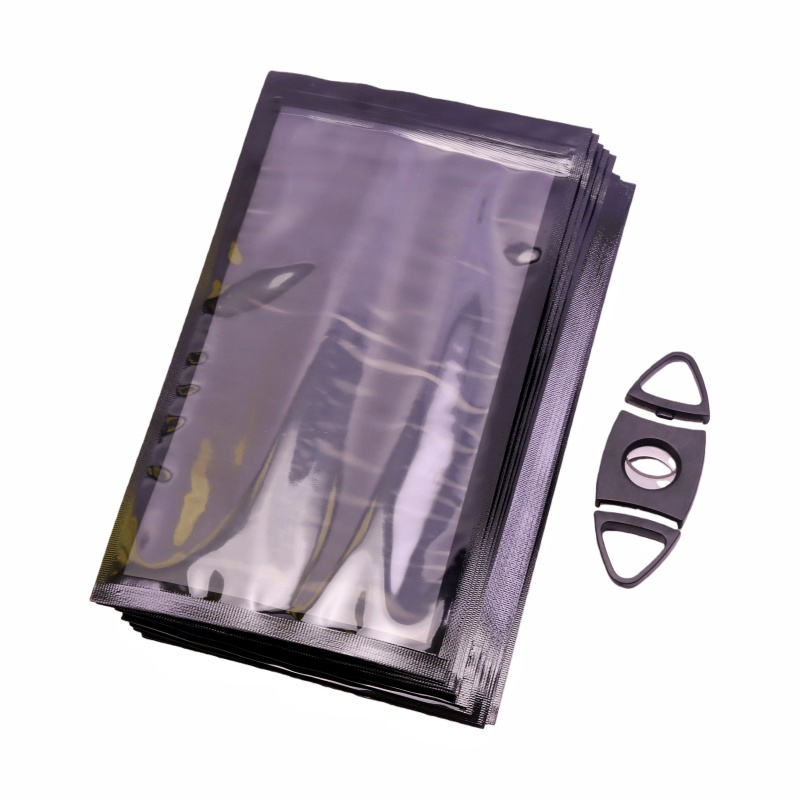 Cigar Humidor Bag Hydration Bag for Travel Business Trip Premium 5-Pack Reusable Cigar Humidor Bags with Humidity Control Ziplock Travel Case for Fresh Cigars