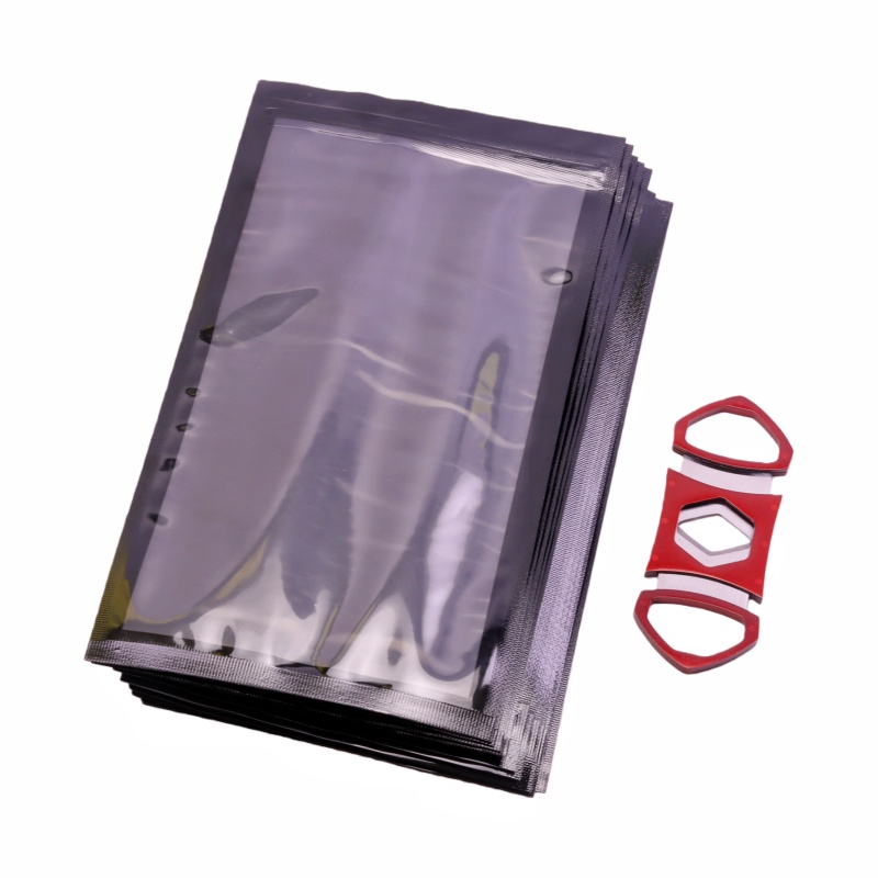 Portable Ziplock Humidor Bag with Moisturizing Layer Reusable Travel Cigar Hydration Bags Cigar Storage Accessories Travel Humidor