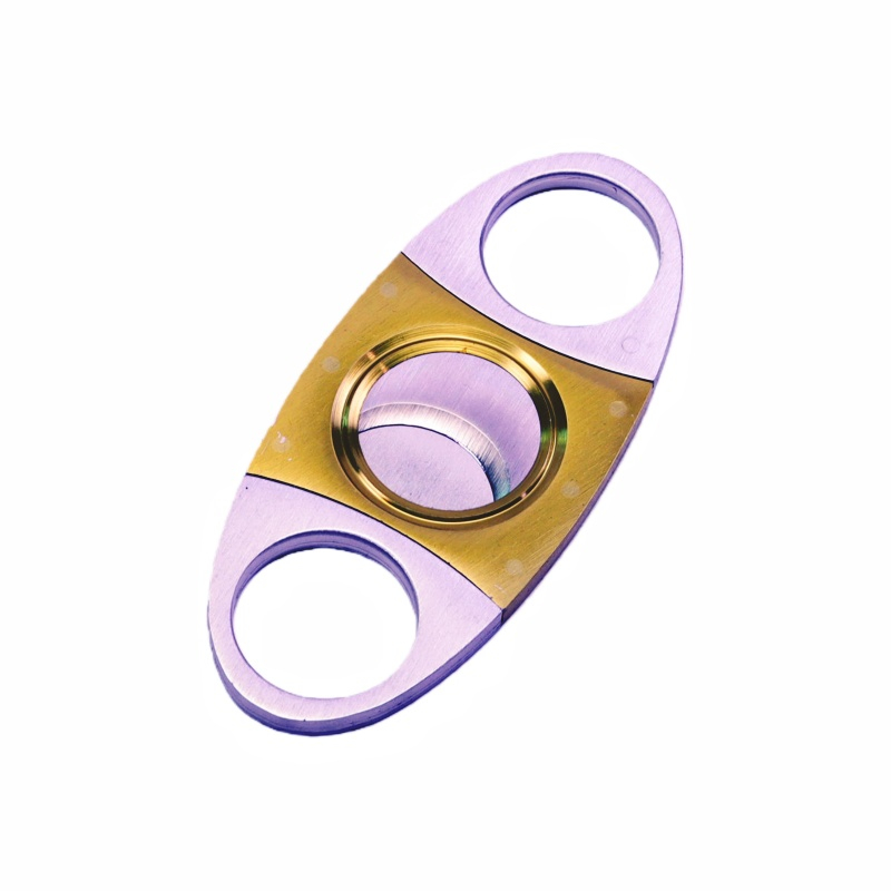 Durable 2 Blades Premium Stainless Steel Cigar Cutter Portable V-cut Cigar Cutter V Shape Cigar Cutter 3 in 1 Cigar Cutter Cigar Cutter Lighter