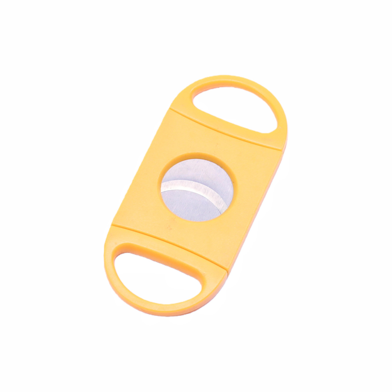 Durable Premium Stainless Steel Plastic Cigar Cutter Portable Blade Sharp Plastic Cigar Cutter Cheap Plastic Cigar Cutter